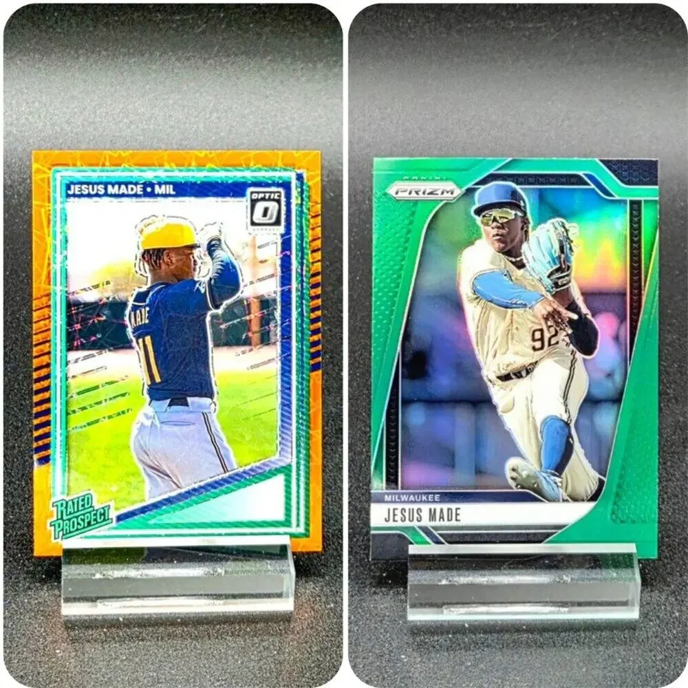 2025 Jesus Made Velocity Prizm RC's Milwaukee Brewers Top Prospect - Picture 1 of 5